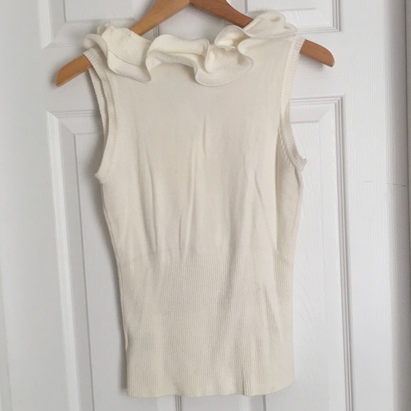 So pretty {Milano} Sleeveless Knit Ruffle … - Picture 3 of 4